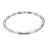 Women’s Stainless Steel Bamboo Style Open Bracelet