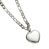 Women’s Stainless Steel Heart Pendant Necklace